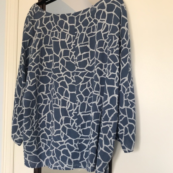 Made in Italy flowy summer blouse - Picture 3 of 9